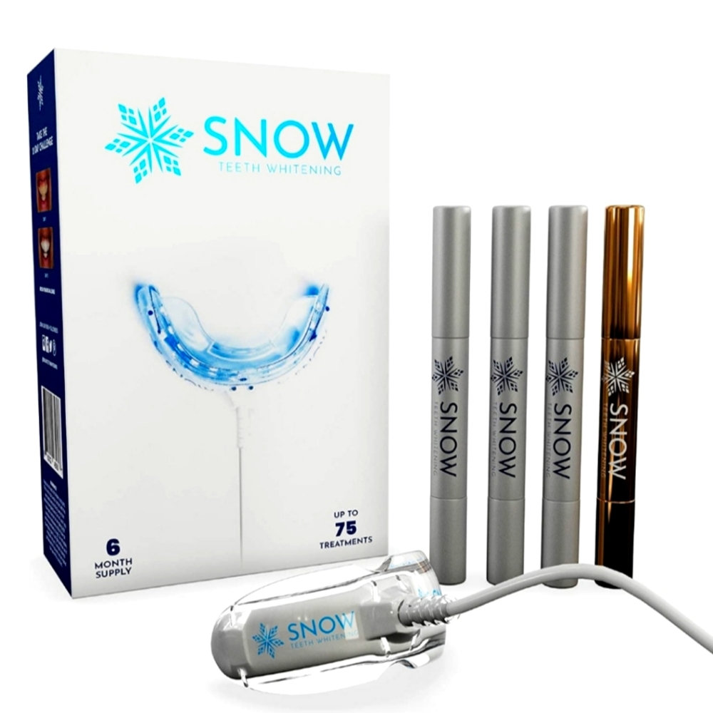 SNOW Teeth Whitening Kit with LED Light | Complete at Home Whitening System